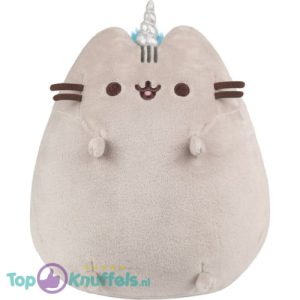 Pusheen Unicorn Eenhoorn Pluche Knuffel Grijze Kat 25 cm