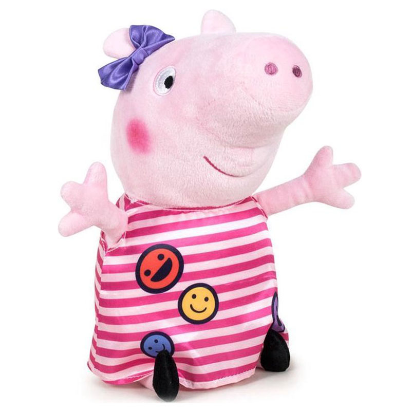 reflecteren Reinig de vloer werkzaamheid Peppa Pig Smiley Pluche Knuffel 20cm kopen? Topknuffels.nl