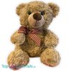 Teddybeer Luc met Strik Pluche Knuffel 28 cm