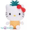 Hello Kitty Ananas Treats Squishy Kawaii Pluche Knuffel 28 cm