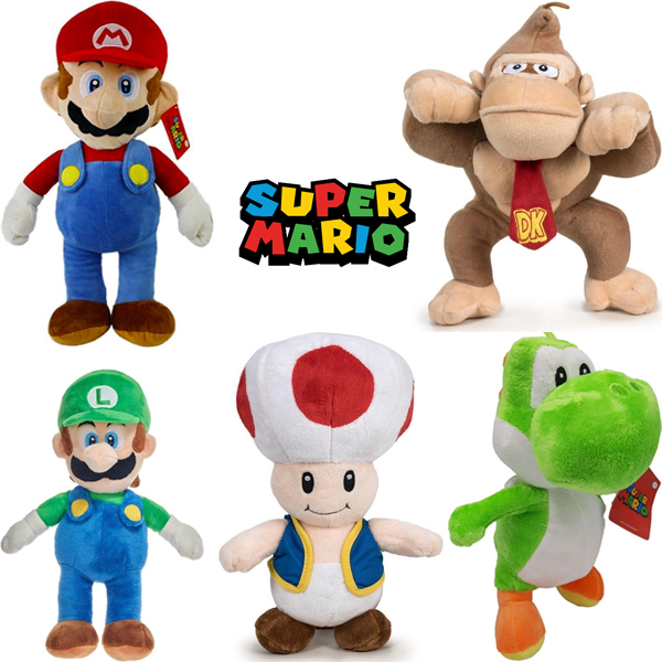 Super Mario Bros Pluche Familie Set 30 cm kopen? Topknuffels.nl