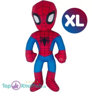 Spiderman Marvel Avengers Pluche Knuffel XL + Geluid 80 cm