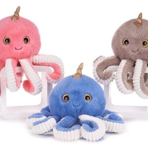 Octopus Roze Pluche Knuffel 30 cm