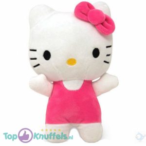 Hello Kitty (Roze) Pluche Knuffel 20 cm