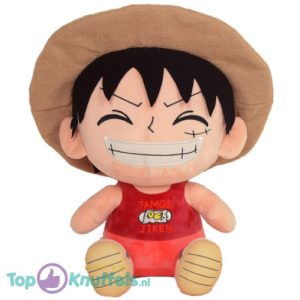 Luffy (Roze) One Piece Anime Pluche Knuffel 25 cm