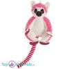 Ringstaartmaki Roze Dierentuin Pluche Knuffel 20 cm