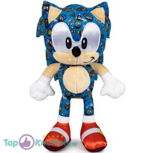 Sonic The Hedgehog Comic (Blauw) Pluche Knuffel 30 cm