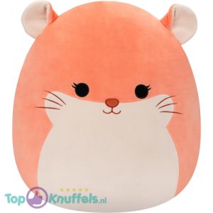 Squishmallows Erica Oranje Hamster Pluche Knuffel 65 cm XXL