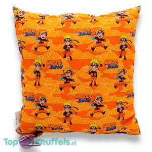 Naruto Oranje Pluche Kussen 38 x 38 cm