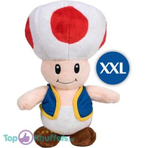 Toad Super Mario Bros Pluche Knuffel XXL 90 cm