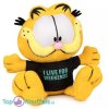 Garfield met Zwart T-shirt Pluche Knuffel 20 cm