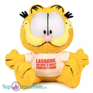 Garfield met Wit T-shirt Pluche Knuffel 20 cm