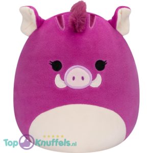 Squishmallows Jenna Paars Wild Zwijn Pluche Knuffel 20 cm