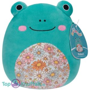 Squishmallows Robert de Kikker Pluche Knuffel 20 cm