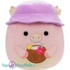 Squishmallows Peter Roze Varken Pluche Knuffel 20 cm