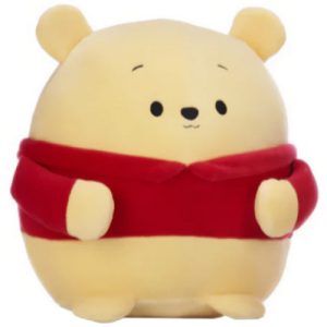 Winnie de Poeh - Disney Squashy Podgies Pluche Knuffel 24 cm