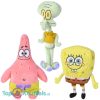 Spongebob Squarepants + Patrick Ster + Octo Tentakel Pluche Knuffel Set 21 cm