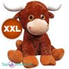 Stier met Glitterogen Pluche Knuffel XXL 100 cm