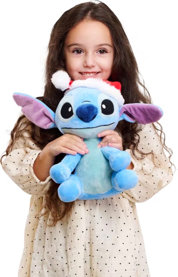 Stitch Kerst Disney Lilo & Stitch Pluche Knuffel 30 cm