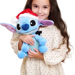 Stitch Kerst Disney Lilo & Stitch Pluche Knuffel 30 cm