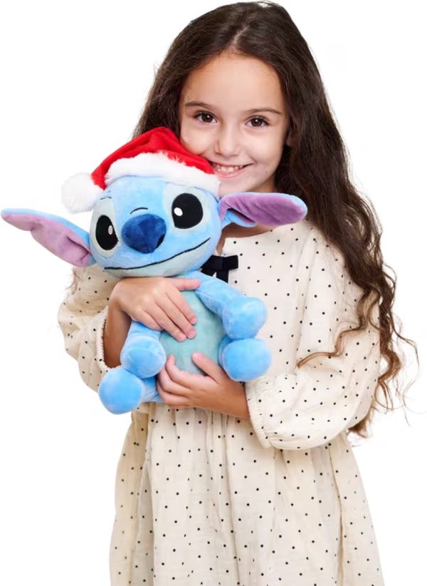 Stitch Kerst Disney Lilo & Stitch Pluche Knuffel 30 cm