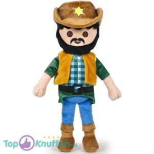 Cowboy Playmobil Pluche Knuffel 32 cm