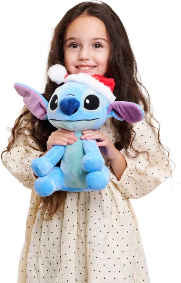 Stitch Kerst Disney Lilo & Stitch Pluche Knuffel 30 cm