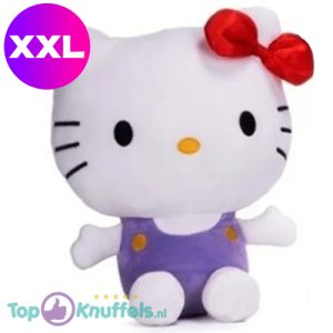 Hello Kitty (Paars) Pluche Knuffel XXL 90 cm