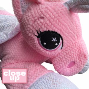 Unicorn Roze Pluche Knuffel XXL 120 cm - Eenhoorn