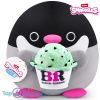 Snackles knuffel - Penguin met Baskin Robbin IJs 45 cm