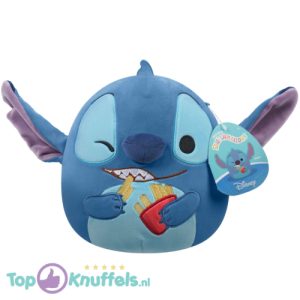 Stitch met Friet Squishmallow Disney Pluche Knuffel 25 cm