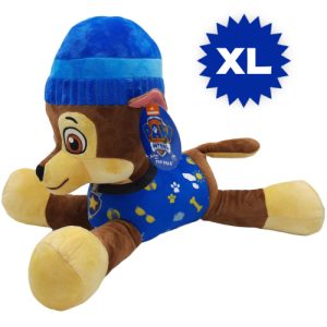 Chase Liggend Paw Patrol Pluche Knuffel XL 50 cm