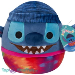 Stitch met Muts Squishmallow Disney Pluche Knuffel 25 cm