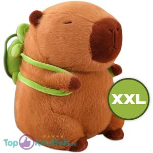 Capybara met Rugzak Pluche Knuffel XXL 90 cm - Capibara