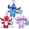 Stitch Leroy Angel Bagclip (Sleutelhanger) - Disney Lilo en Stitch Pluche Knuffel 15 cm