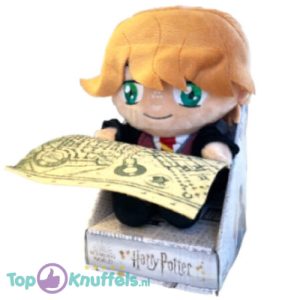 Ron Weasley Zittend met Kaart Harry Potter Pluche Knuffel 25 cm