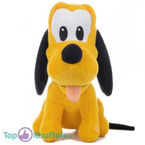 Pluto Zittend Disney Pluche Knuffel met Geluid 20 cm