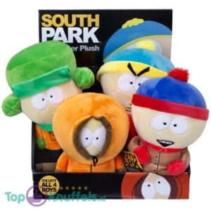 South Park Set van 4 Pluche Knuffel 18 cm