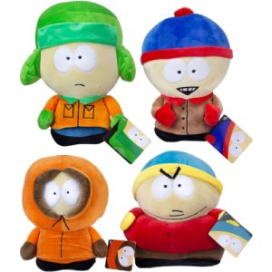 South Park Set van 4 Pluche Knuffel 18 cm