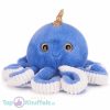 Octopus Blauw Pluche Knuffel 30 cm