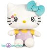 Hello Kitty In Our Eyes (Paars/Geel) Pluche Knuffel 17 cm