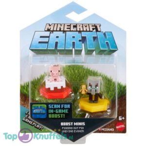 Minecraft Earth Boost Mini Figure (Pigging Out Pig + Undying Evoker)