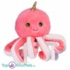 Octopus Roze Pluche Knuffel 30 cm