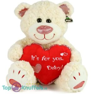 Teddybeer Rosie Pluche Knuffel met Hart (It's for you, baby!) 30 cm