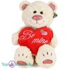 Teddybeer Rosie Pluche Knuffel met Hart (Be Mine) 30 cm