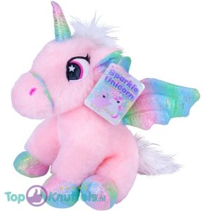 Eenhoorn Unicorn Sparkle Pluche Knuffel 23 cm