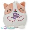 Kat met Hartjes Lolly Kawaii Pluche Knuffel 20 cm