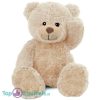 Teddybeer Barry (Wit/Beige) Pluche Knuffel XXL 100 cm