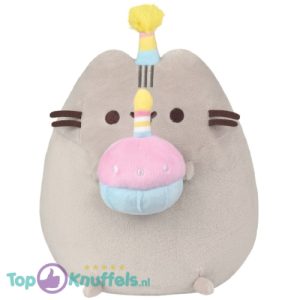 Pusheen Verjaardag Pluche Knuffel Grijze Kat 25 cm